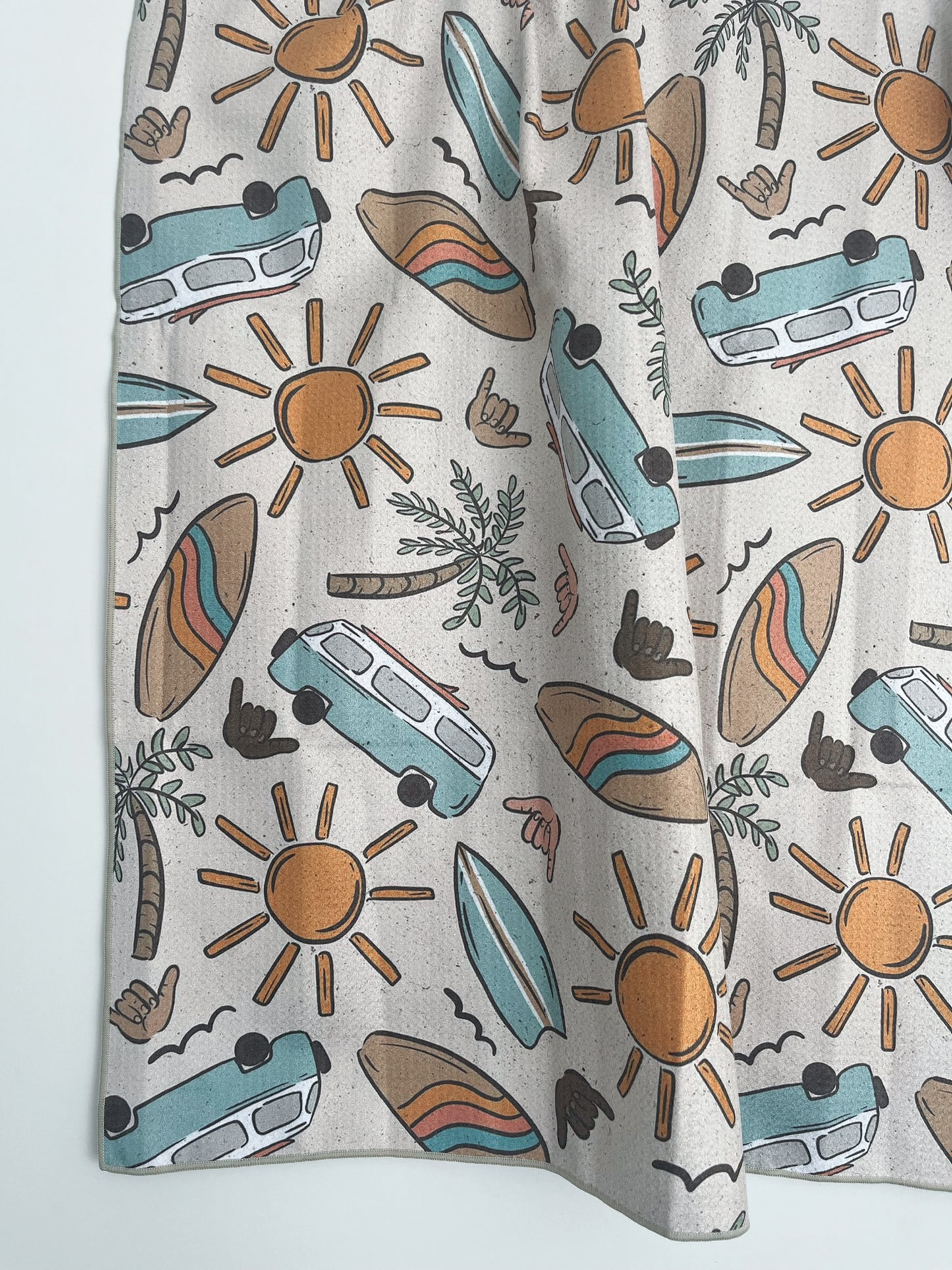 Sand Free Beach Towel - Surfs Up