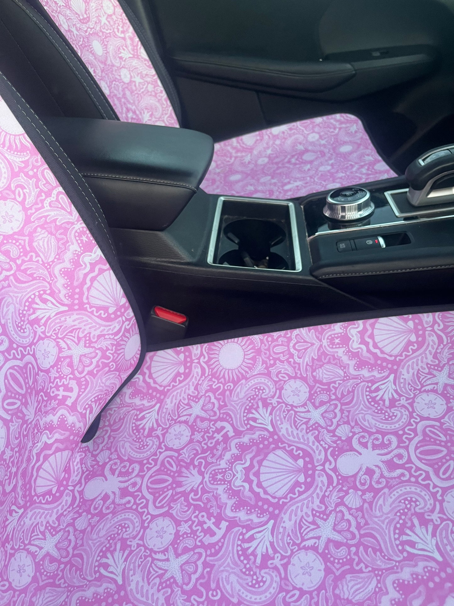 Coral Cove Pink Car Seat Cover - Neoprene