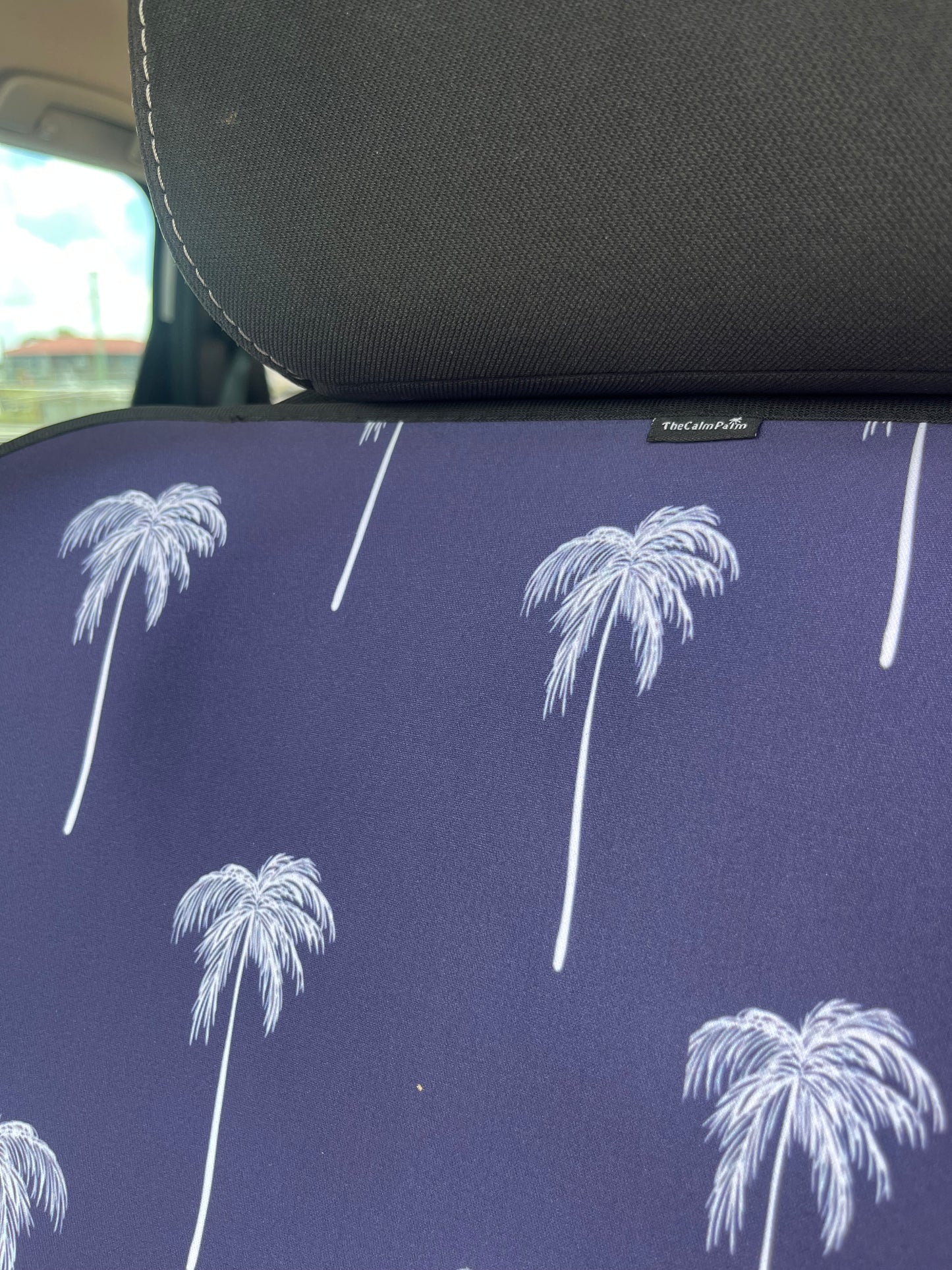Indigo Palms Car Seat Cover - Neoprene