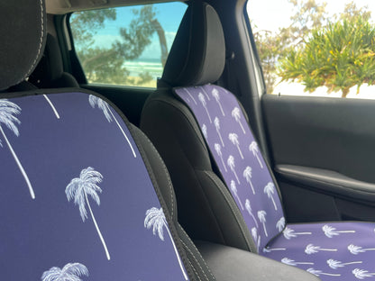 Indigo Palms Car Seat Cover - Neoprene