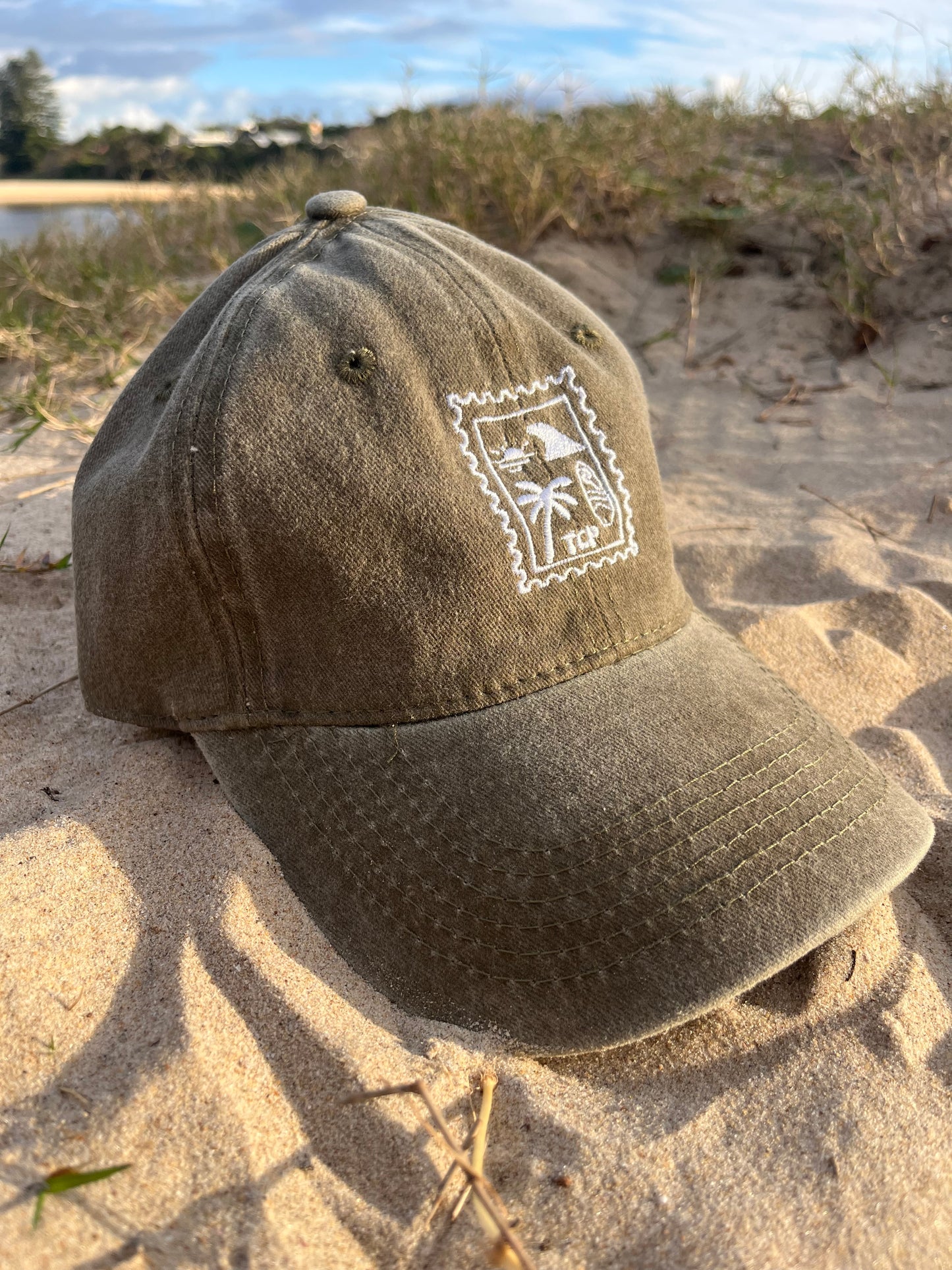 tan cap