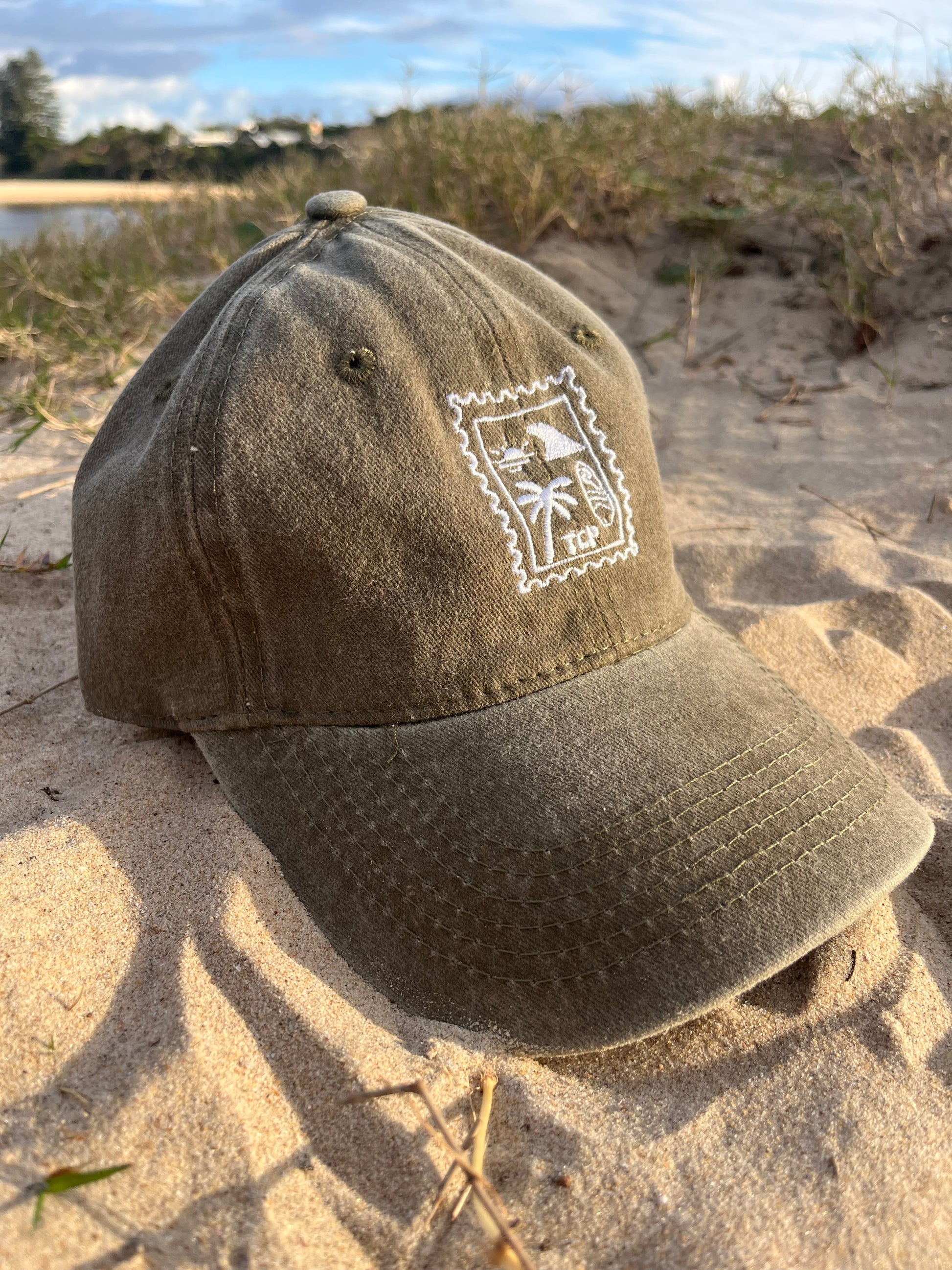 tan cap
