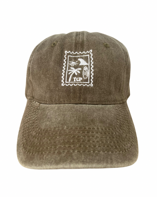 khaki cap