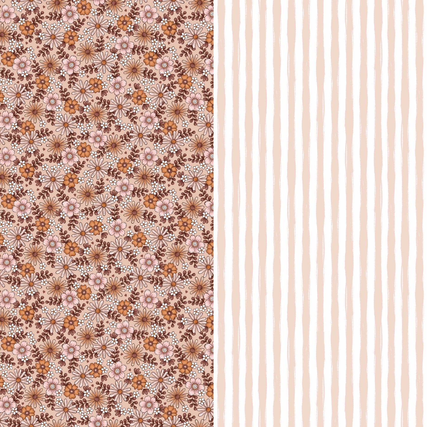 Sand Free Car Seat Towel -Dusty Floral