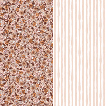 Sand Free Car Seat Towel -Dusty Floral