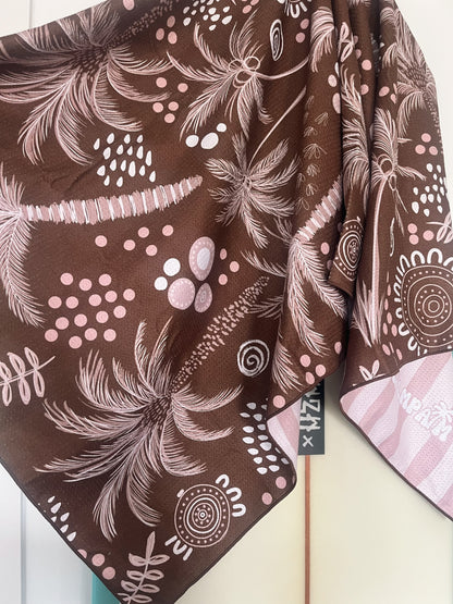 Sand Free Beach Towel - Desert Palms