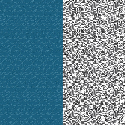 Sand Free Car Seat Towel-Waves