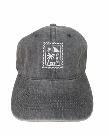 grey cap