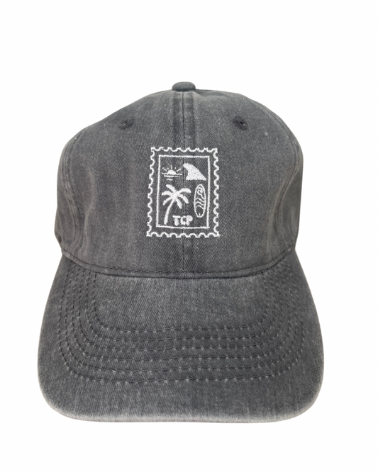 grey cap