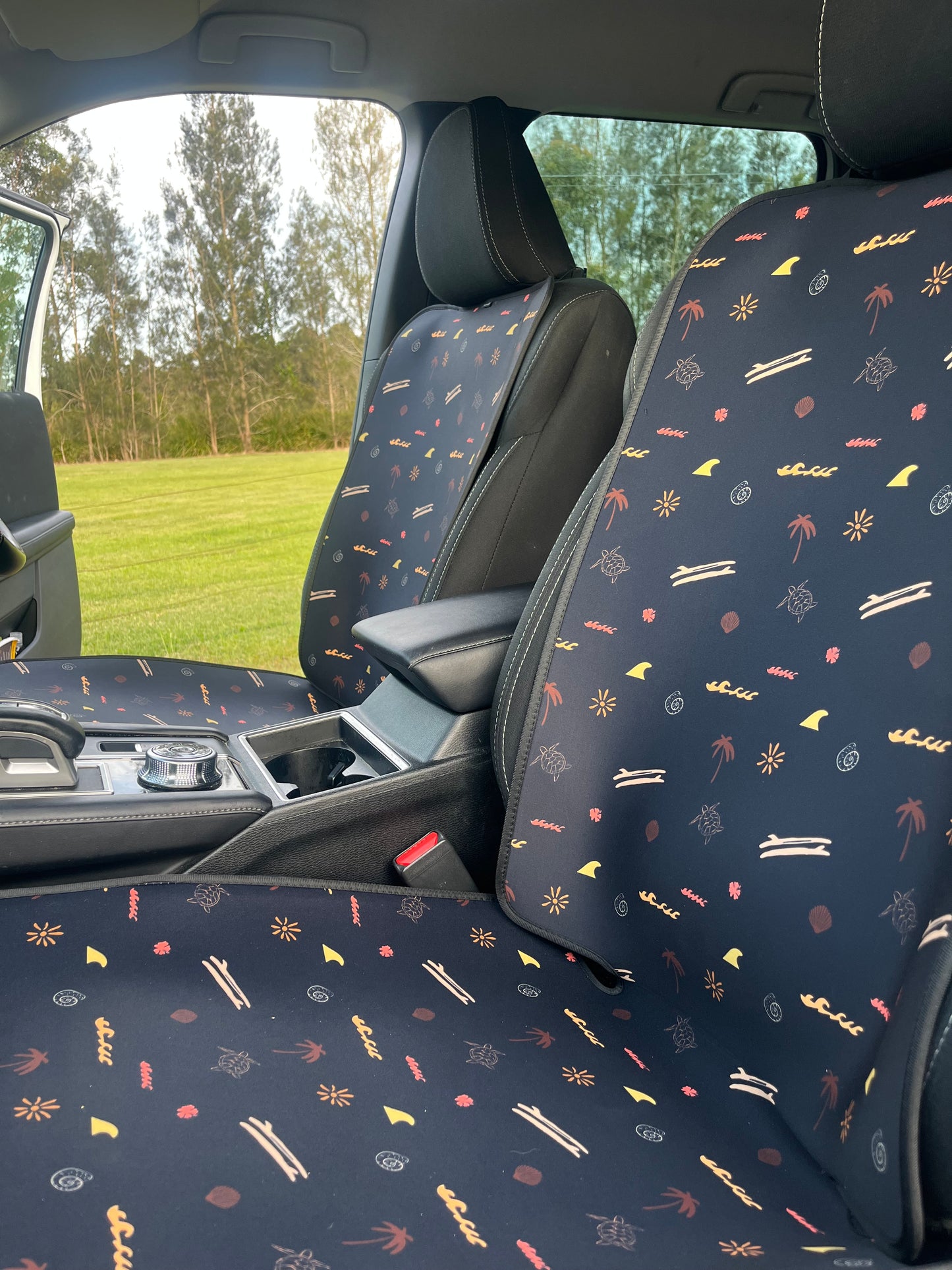 Golden Tide Car Seat Cover - Neoprene