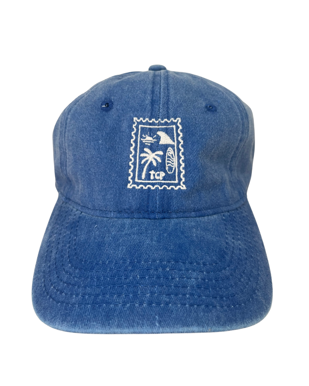 blue vintage wash cap