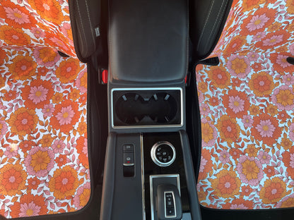 Floral Car Seat Cover - Neoprene